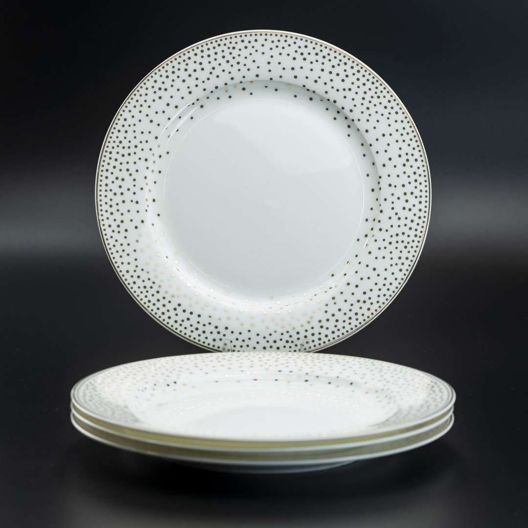 8.25'' Bone China Salad/Dessert Plate (Set of 4) Grace's Tea Ware