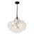 4-light Modern Glass Bubble Chandelier, 24"d-1765888436