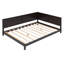 Lit de jour double avec lattes en bois et design moderne-1023534092-1023534130