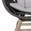 Cabane Wood Outdoor Chair with Sunbrella® Cushions-1926721261