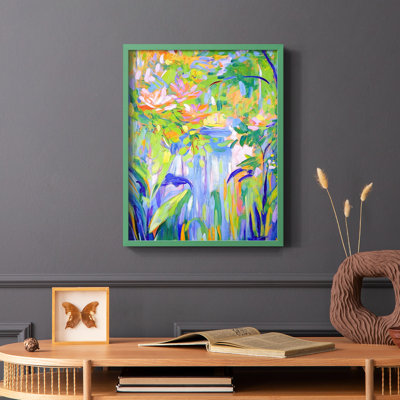 FLORAL Series DCXVIII  -Premium Framed Print -Ready to Hang - No Nails Required