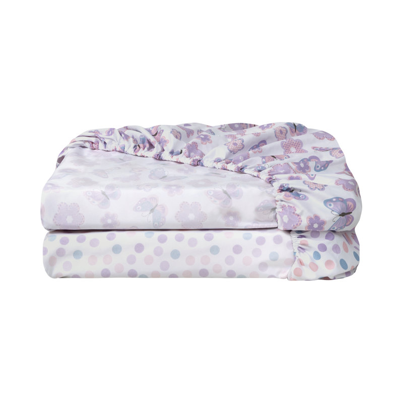 Ensemble de draps Butterfly, Ensemble de draps pour lit simple + 2 pièces supp