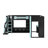 Twin Size Gaming Bed Frame With RGB LED Lights, Dual Twin Beds, USB Ports, TV Stand & Storage Shelves-719527171