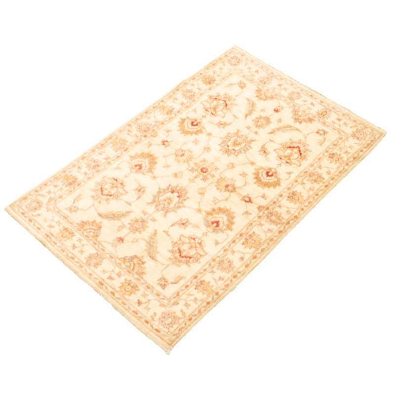 Tapis unique en laine noué à la main 3 pi 10 po x 5 pi 11 po nouvel âge Hartina