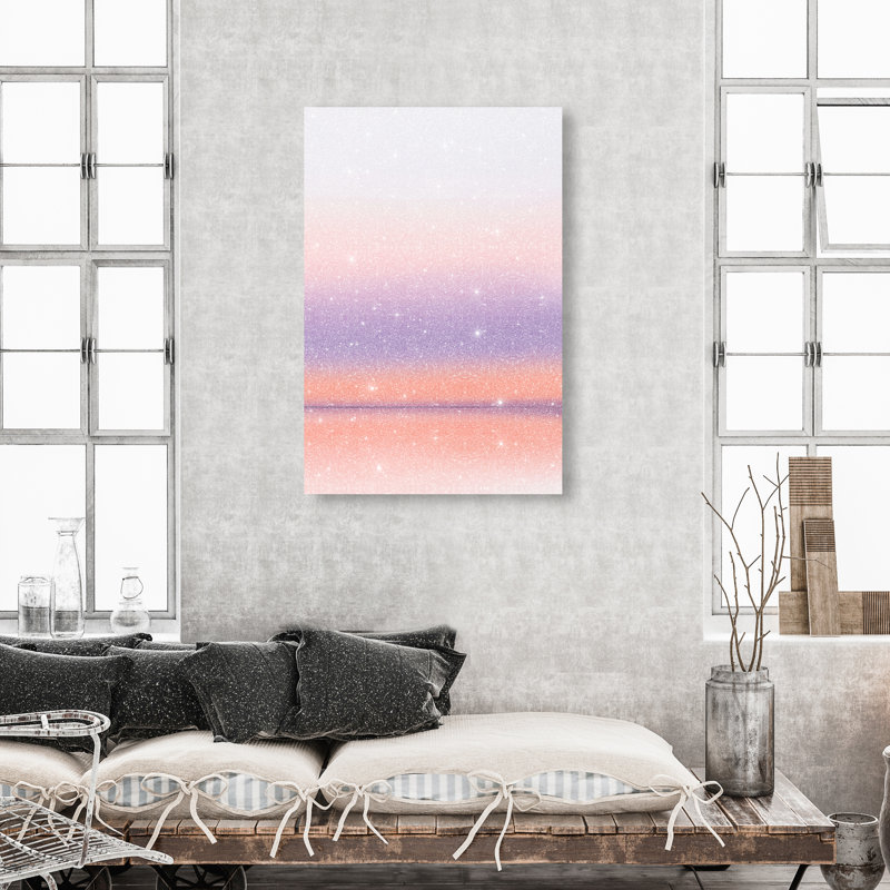 Peach Coastline Print by Oliver Gal, 30"H x 20"W, Gallery Wrapped
