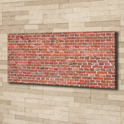 Brick Wall - No Frame Print on Canvas