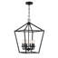 Lustre géométrique à 6 lumières Gurjit-235141610
