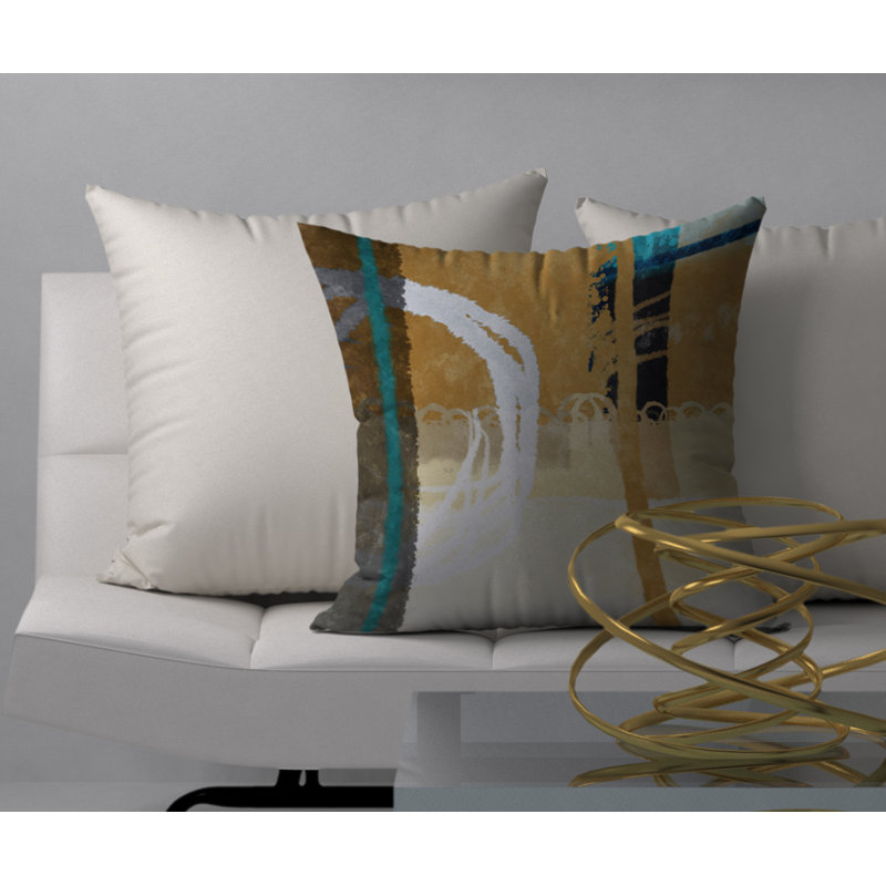 Luxueux Coussin décoratif carré multi, 18 po x 18 po