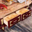 Table basse européenne en bois massif néo-classique-2113828426