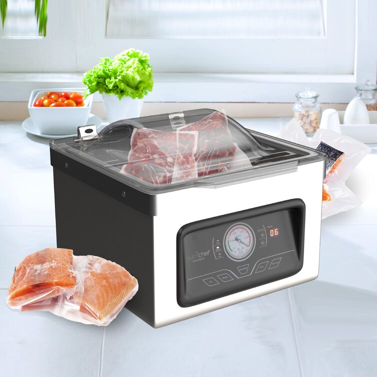 NutriChef Automatic Foodsaver System Air Seal Machine Chamber