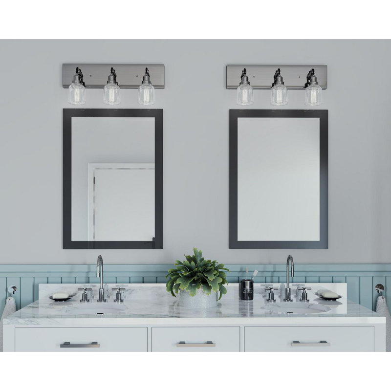 Daimar 3 - Light Dimmable Vanity Light, Brushed Nickel