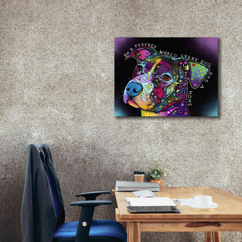 «In A Perfect World» par Dean Russo, estampe numérique sur toile, H 26 po x l 34 po x P 1,5 po