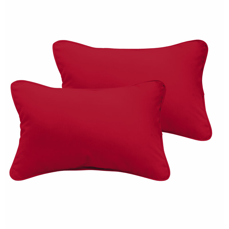 Coussin lombaire d'extérieur , 12 po x 24 po