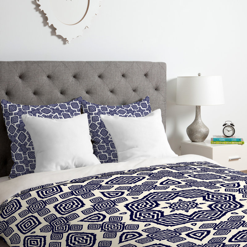 Lisa Argyropoulos Polyester Geometric Shapes Duvet Cover, Twin/Twin XL Duvet Cover + 1 Standard Sham