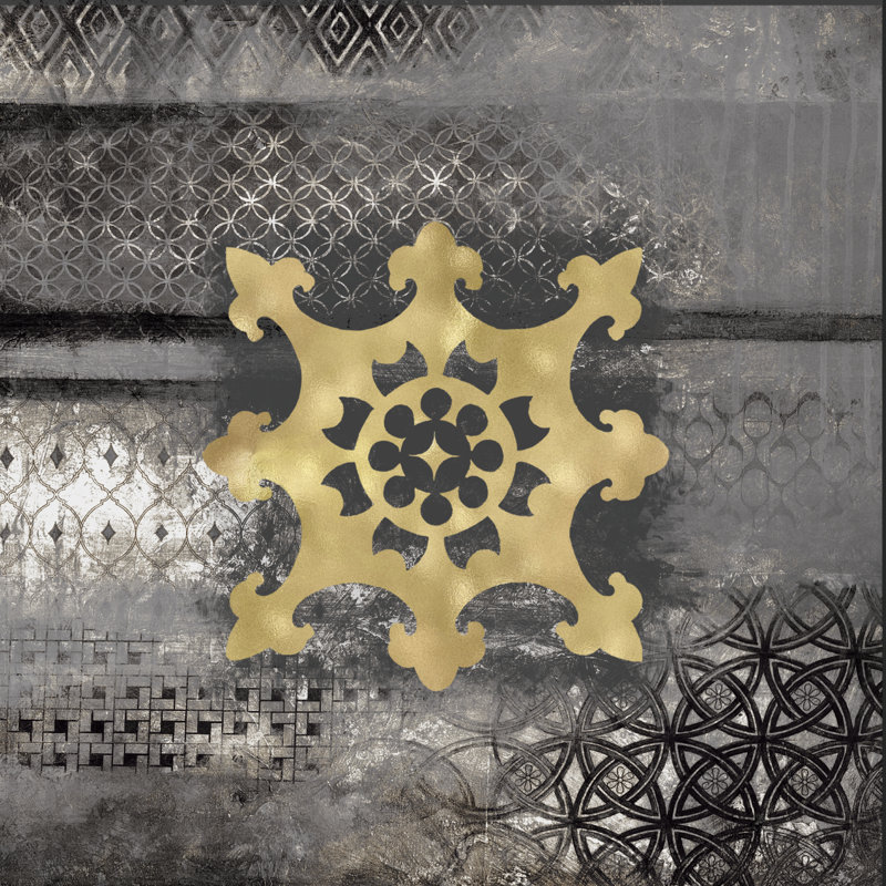Medallion 2 - Wrapped Canvas Print, 91cm H x 91cm W x 3.8cm D
