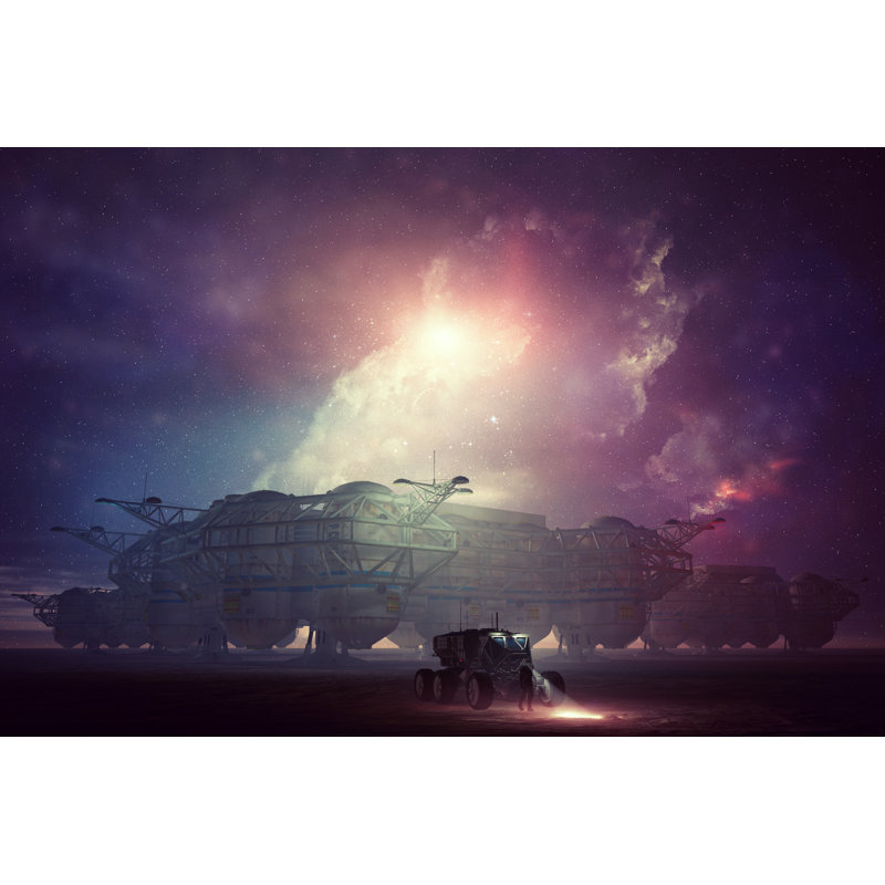Mars - Wrapped Canvas Print, 20cm H x 30cm W x 3.8cm D