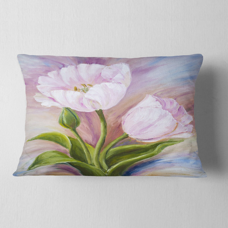 Coussin White Tulips