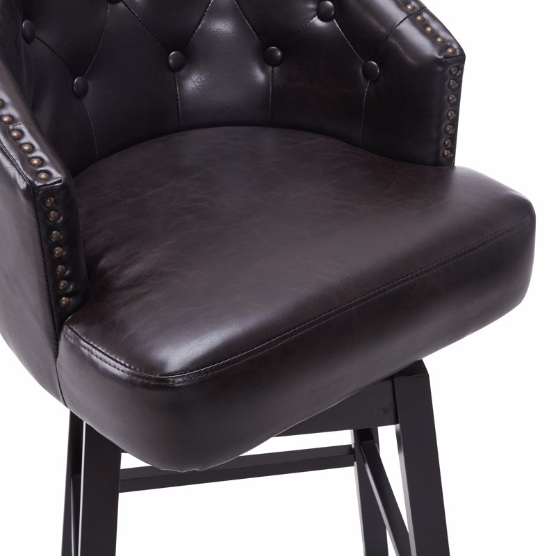 Ensemble de 2 tabourets de comptoir pivotants 33,25 po