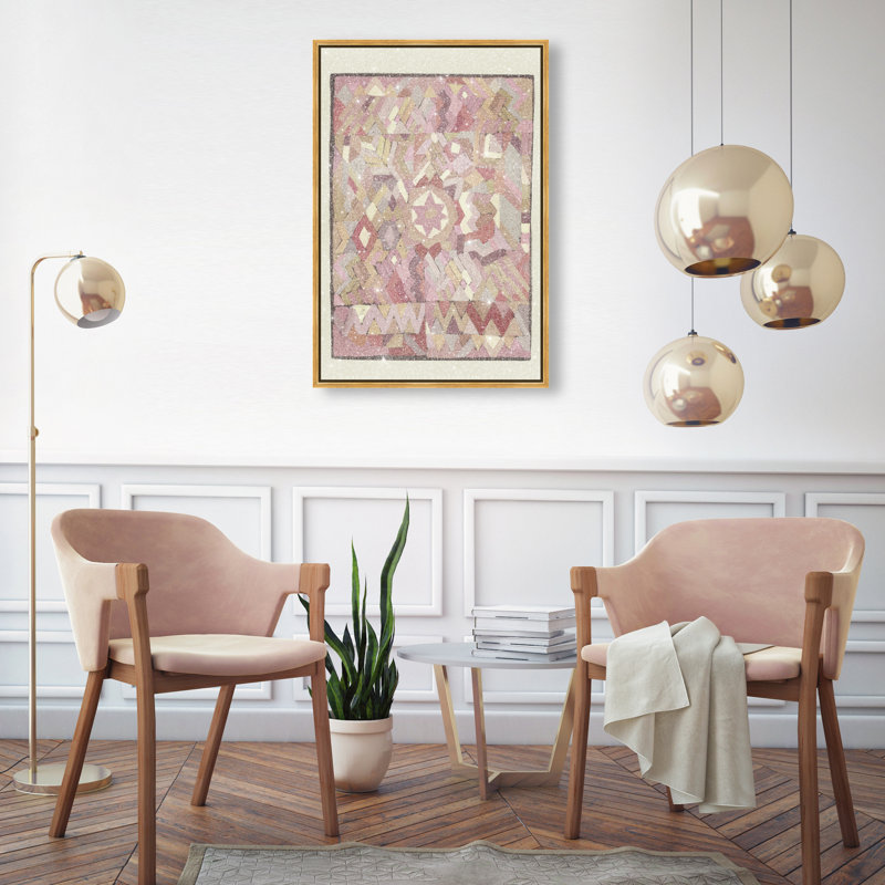 Tapestry Boehme Print by Oliver Gal, 16"H x 11"W, Gold Floater Frame