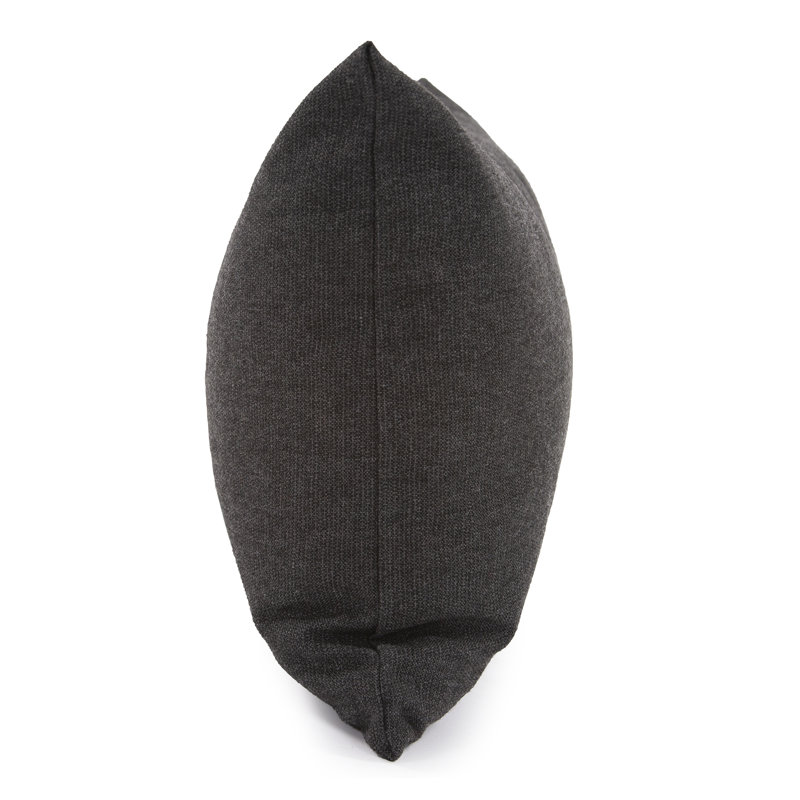 Gemmell Outdoor Sunbrella Pillow Cover & Insert, Seascape Charcoal