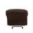 Chocolate Glider Recliner With Pillow Top Armrest-288226652