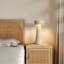Lampe de chevet en pierre de luxe travertin