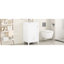 Meuble-lavabo de salle de bain 20 po - Armoire blanche moderne avec porte de rangement pratique et silencieuse-1207224024