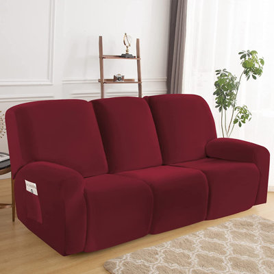 Housse pour fauteuil inclinable à coussins carrés/rectangulaires