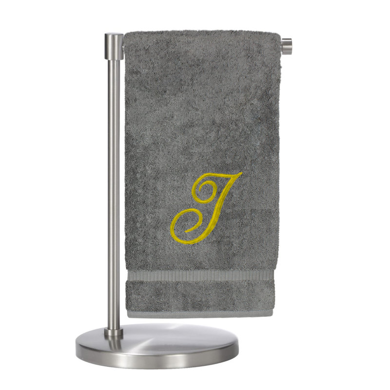 Super Plush Bath Towel, Gray/Gold, I