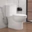 Toilette une pièce à cuve allongée brute 12 po 1,1 / 1,6 GPF