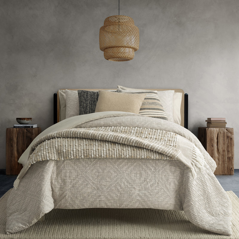 Indigo Road by Egypt Sherrod Veyre Global Geometric Comforter Set, King Comforter + 2 Shams