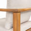 Chaise d'extérieur en bois d'acacia avec coussin, ensemble de 2-129601815-129601818