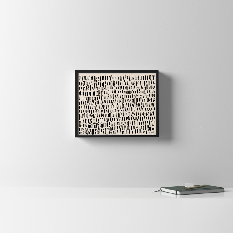 Timber Solid Wood Rectangle Acrylic Painting Print, 9.5" H x 11.5" W, Black