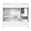 Meuble-lavabo de 36 po avec lavabo en céramique, tiroirs standard et double couche, portes à fermeture en douceur, tablettes réglables, armoire de rangement moderne pour petites et moyennes salles de bain-115898554