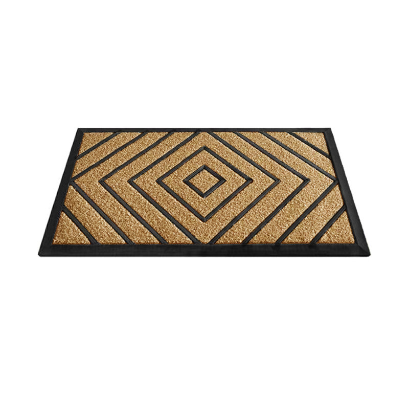 Paillasson antidérapant pour entrée, 18 po x 30 po, imperméable, mat, Beige