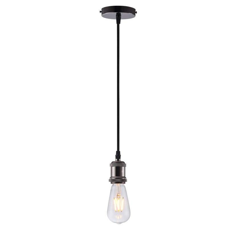 Cardenas 1 - Light Single Pendant, Black Pearl