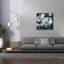 "Epun Graffiti" Transluncent Poppies Navy "par Albena Hristova, art mural sur toile-102878378