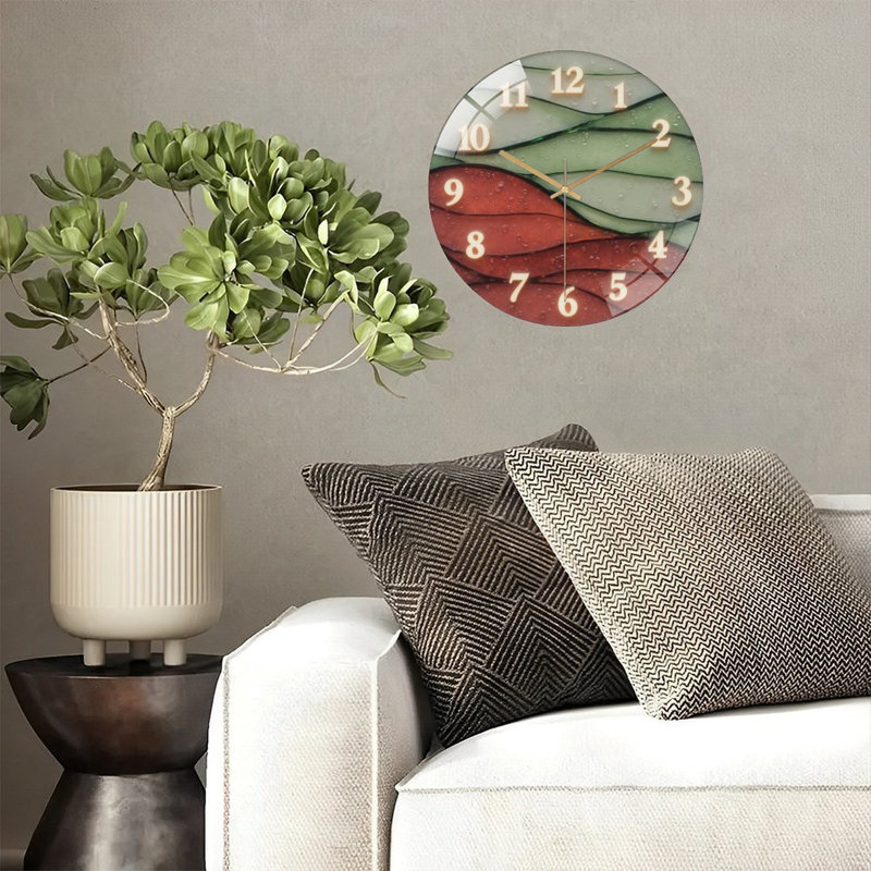 Horloge murale 12 po Glowing