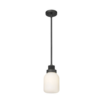 Luminaire suspendu sur tige 6 lumières Somers