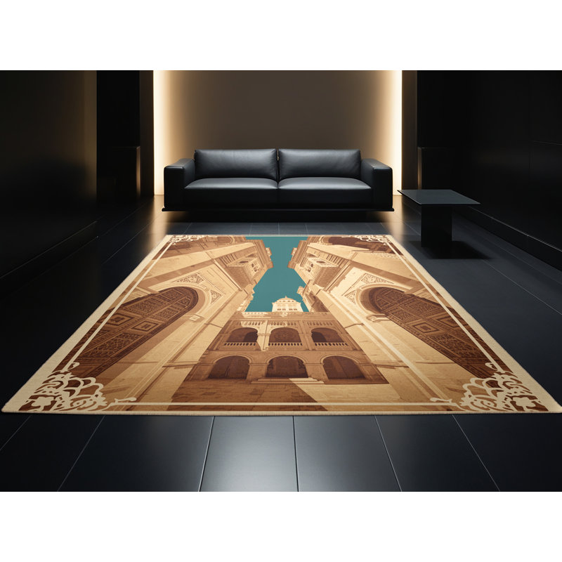 Tapis lavable à la machine Paizlei Zanzibar, 5 x 7