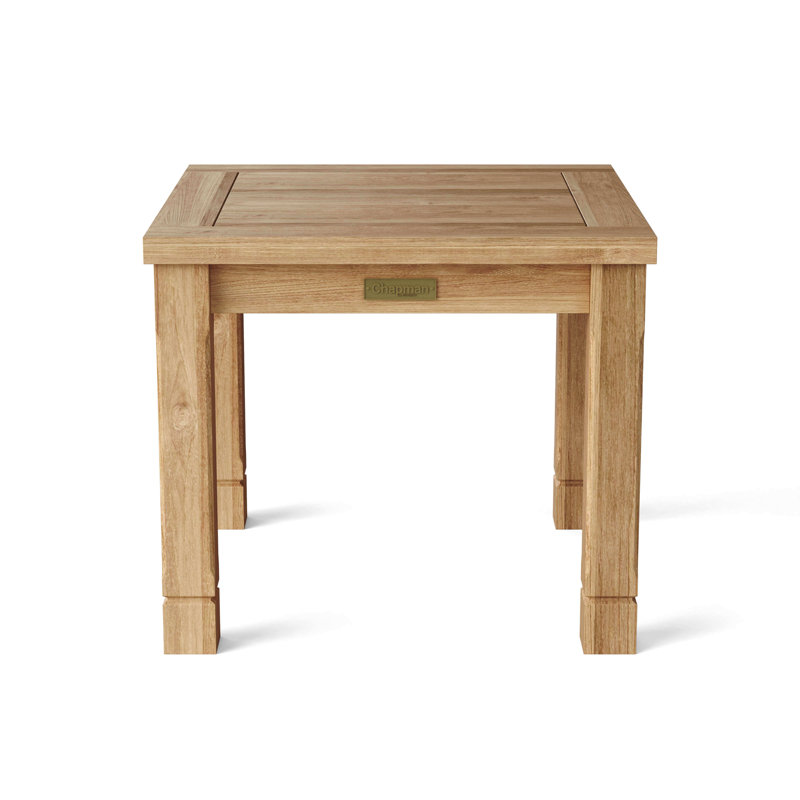 Outdoor Square Teak Side Table