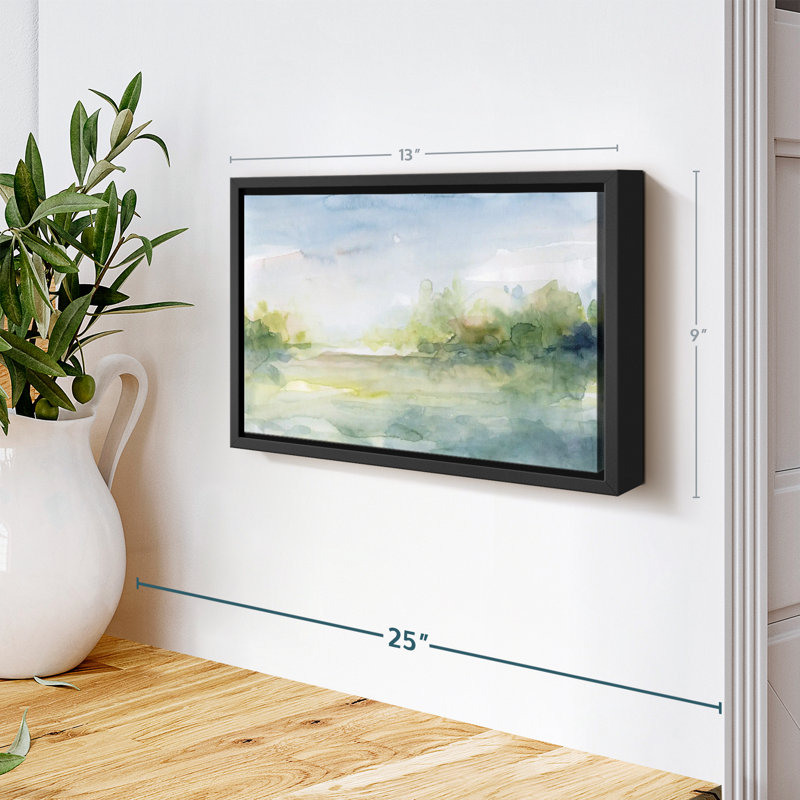 Abstract " Clear Day Canvas Print ", 9" H x 13" W