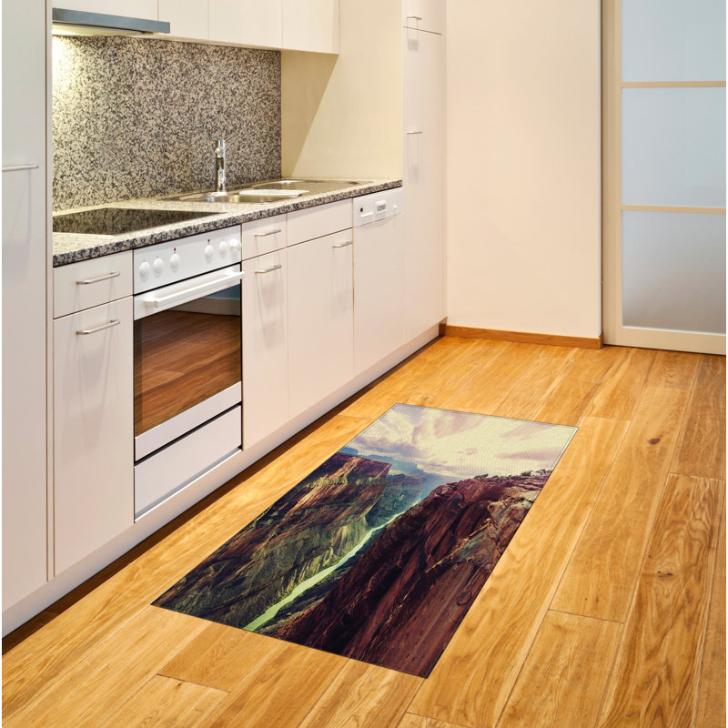 Canyon American High Density Long Fiber Poly Threads Decorative Area Rug Carpet, Rectangle 2'7" x 5'