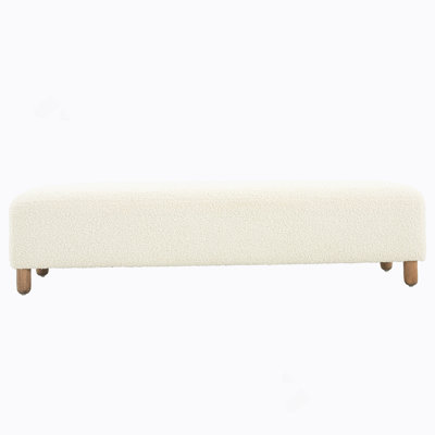 Comfortable Ottoman, White