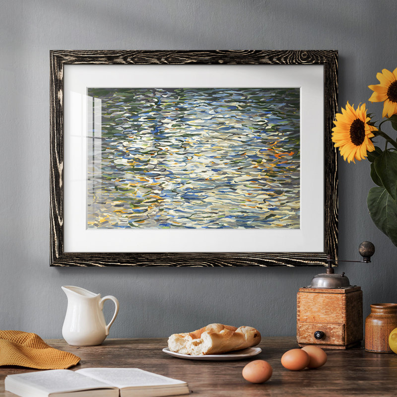 Water Reflections, reproduction d'art sur toile, Noir, H 18 po x l 26 po x P 1,5 po