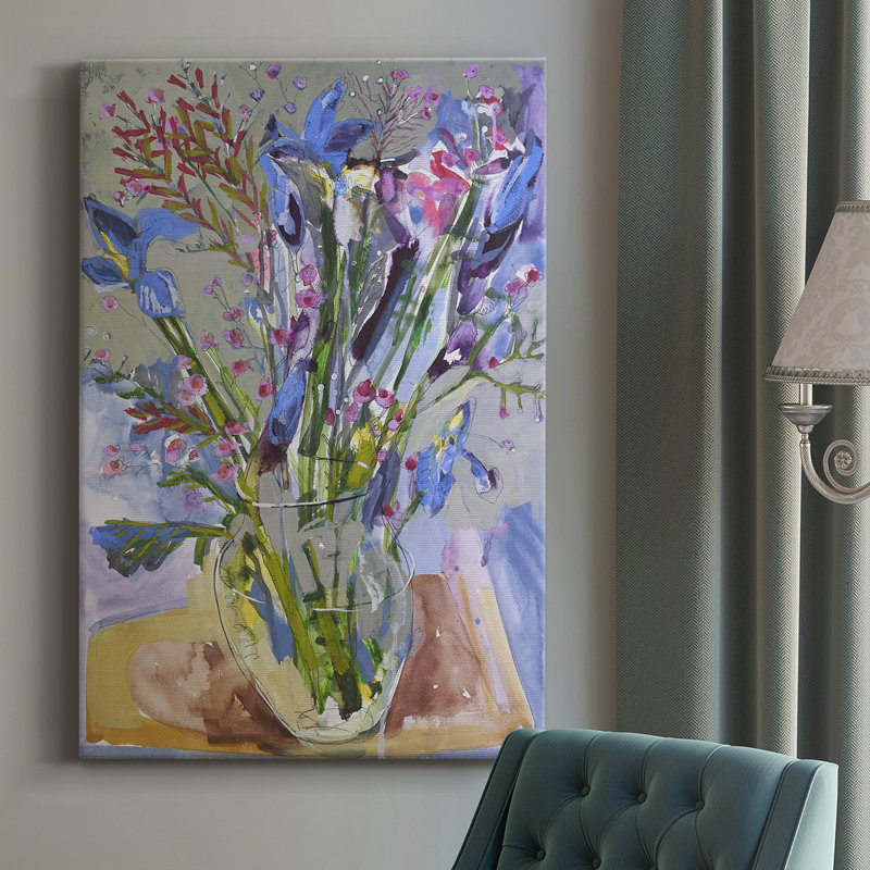 «Mane Spring Flowers», impression sur toile tendue, L 12 po x H 18 po