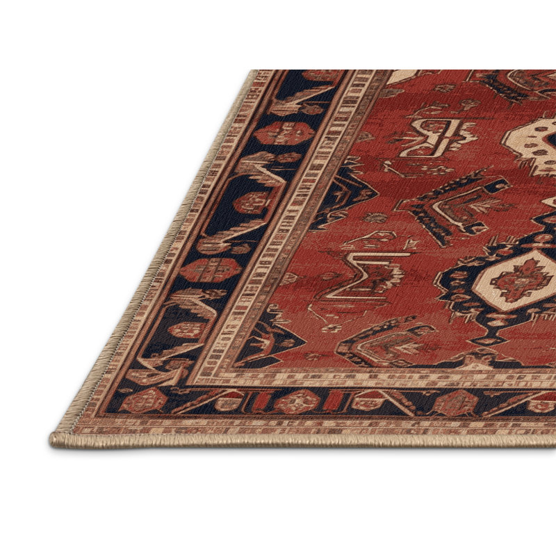 Tapis brun lavable à la machine, Rectangle 3 pi x 5 pi
