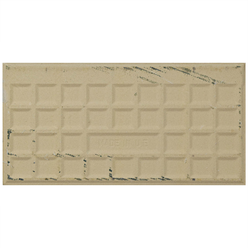 Classico Carrara 6" x 3" Glossy Ceramic Bullnose Tile Trim in White/Gray