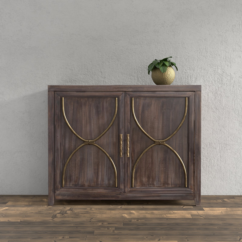 Details 48'' W Solid Wood Credenza