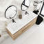 Meuble-lavabo sur pied simple avec plateau en résine-1946001755